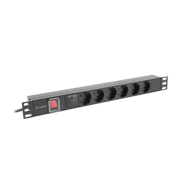 20250812113500_lanberg_polyprizo_rack_pdu_06f_0200_iec_bk_1tmch Lanberg Πολύπριζο Rack PDU-06F-0200-IEC-BK 1τμχ - Image 1
