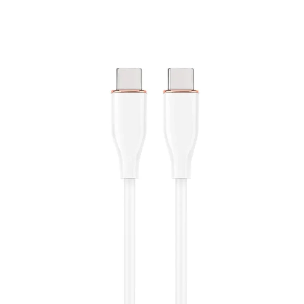 Gembird Usb 2.0 Type C T-t Silicon Cable 1.5m White Gembird Cc-usb2s-cmcm-1.5m-w