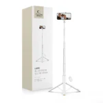 Tech-Protect L09s Selfie Stick Τρίποδο Κινητού με Bluetooth Λευκό