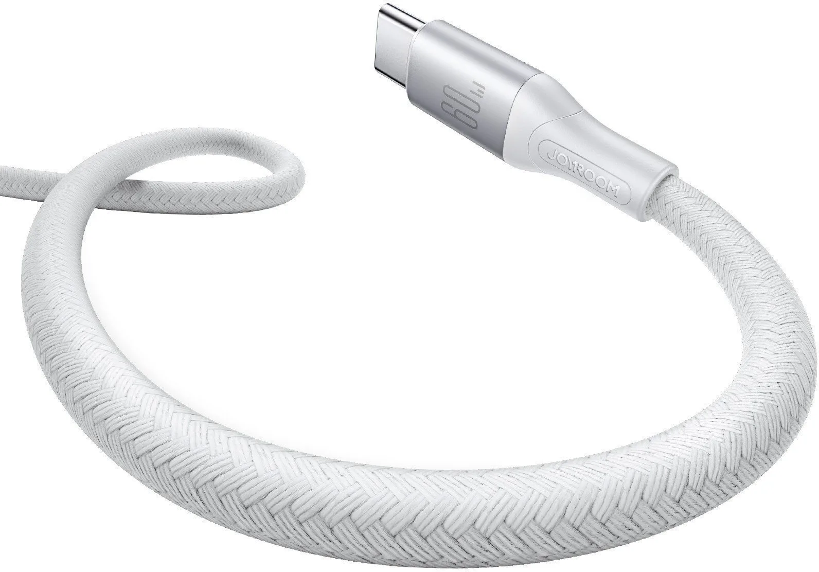 20250826104259_joyroom_series_usb_2_0_cable_usb_c_male_usb_c_60w_leyko_2m_s_a28_flash Joyroom S-A28 Flash USB 2.0 Cable USB-C male - USB-C 60W Λευκό 2m - Image 1