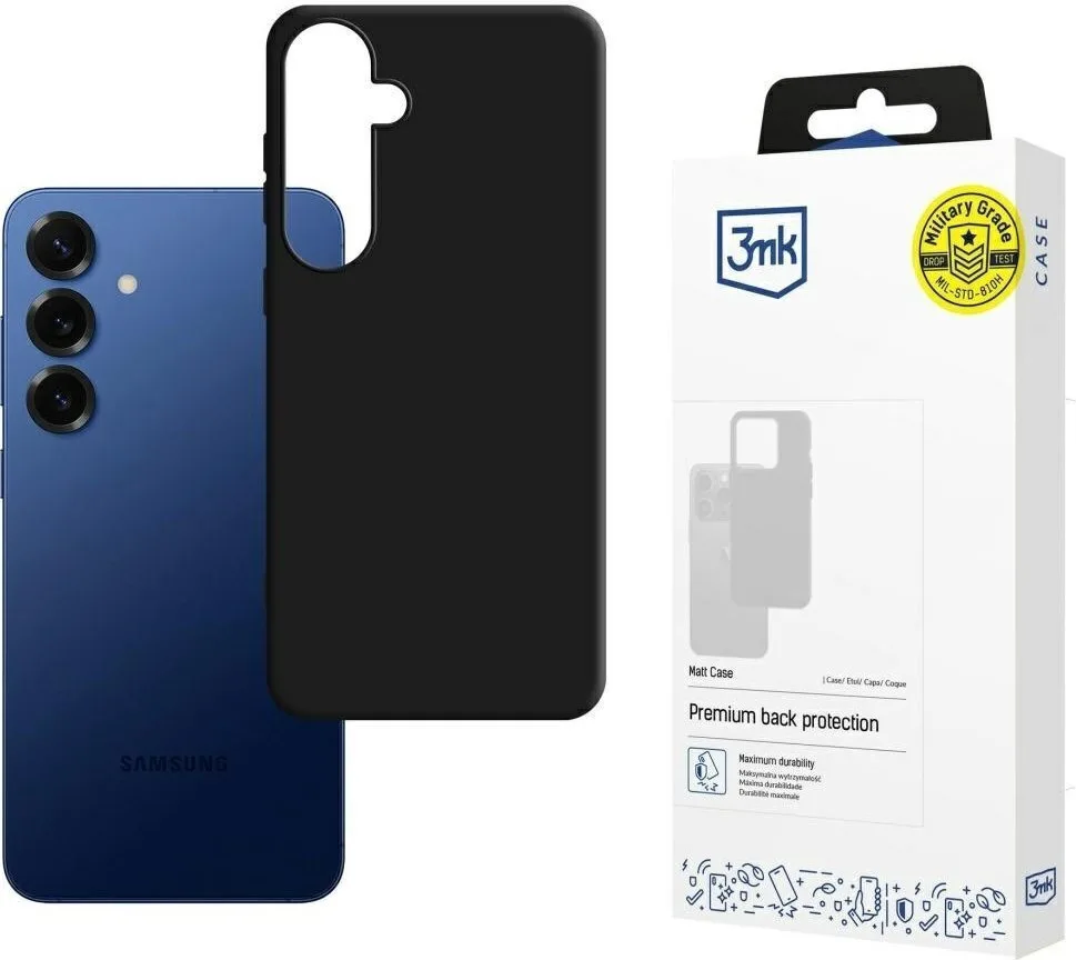 20250827135538_3mk_back_cover_mayro_galaxy_s25_fe 3MK Back Cover Σιλικόνης Μαύρο (Galaxy S25 FE) - Image 1
