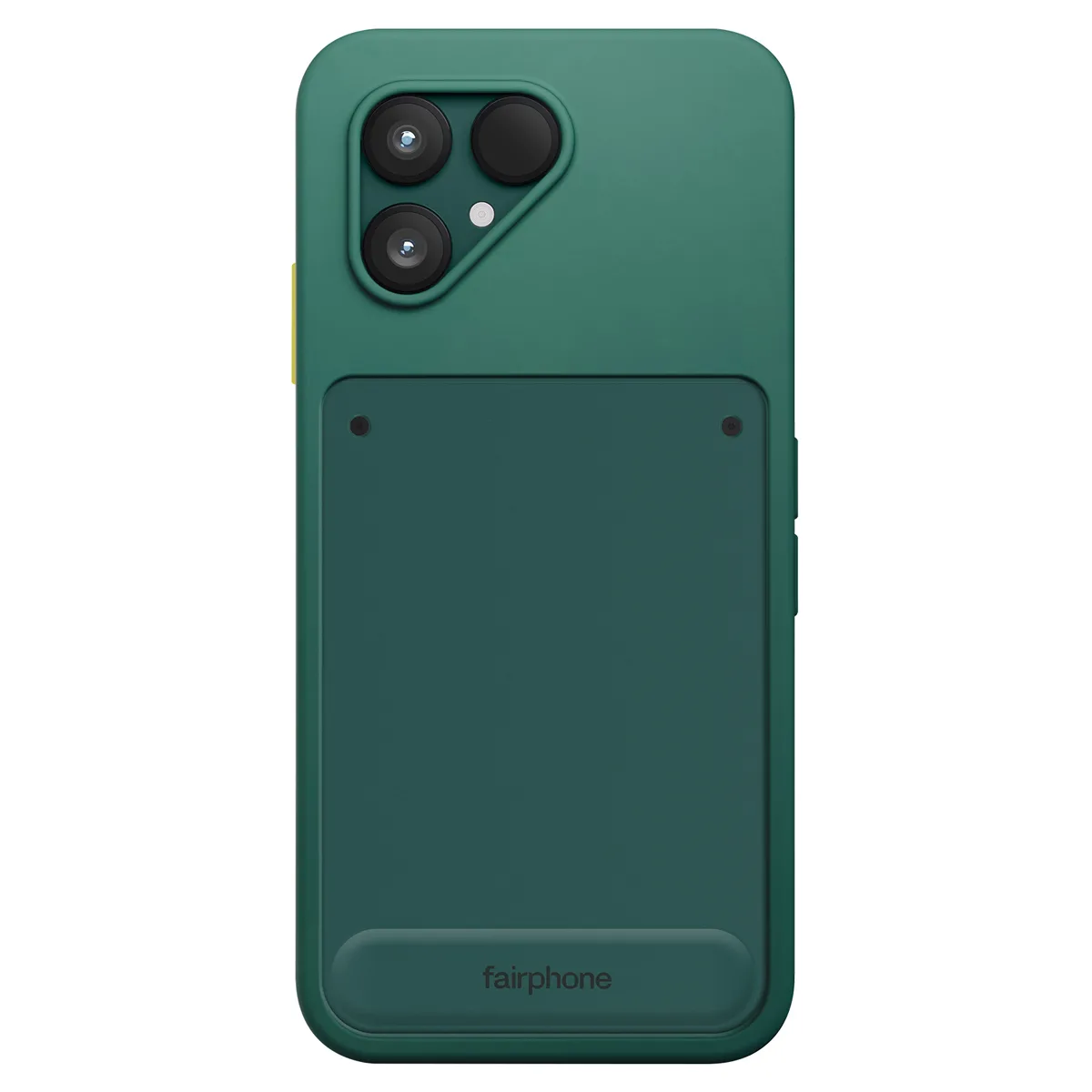 Fairphone Original Fairphone 6 Semi-rigid Silicone Protection Case Reinforced Edges Vert Forêt - Image 1
