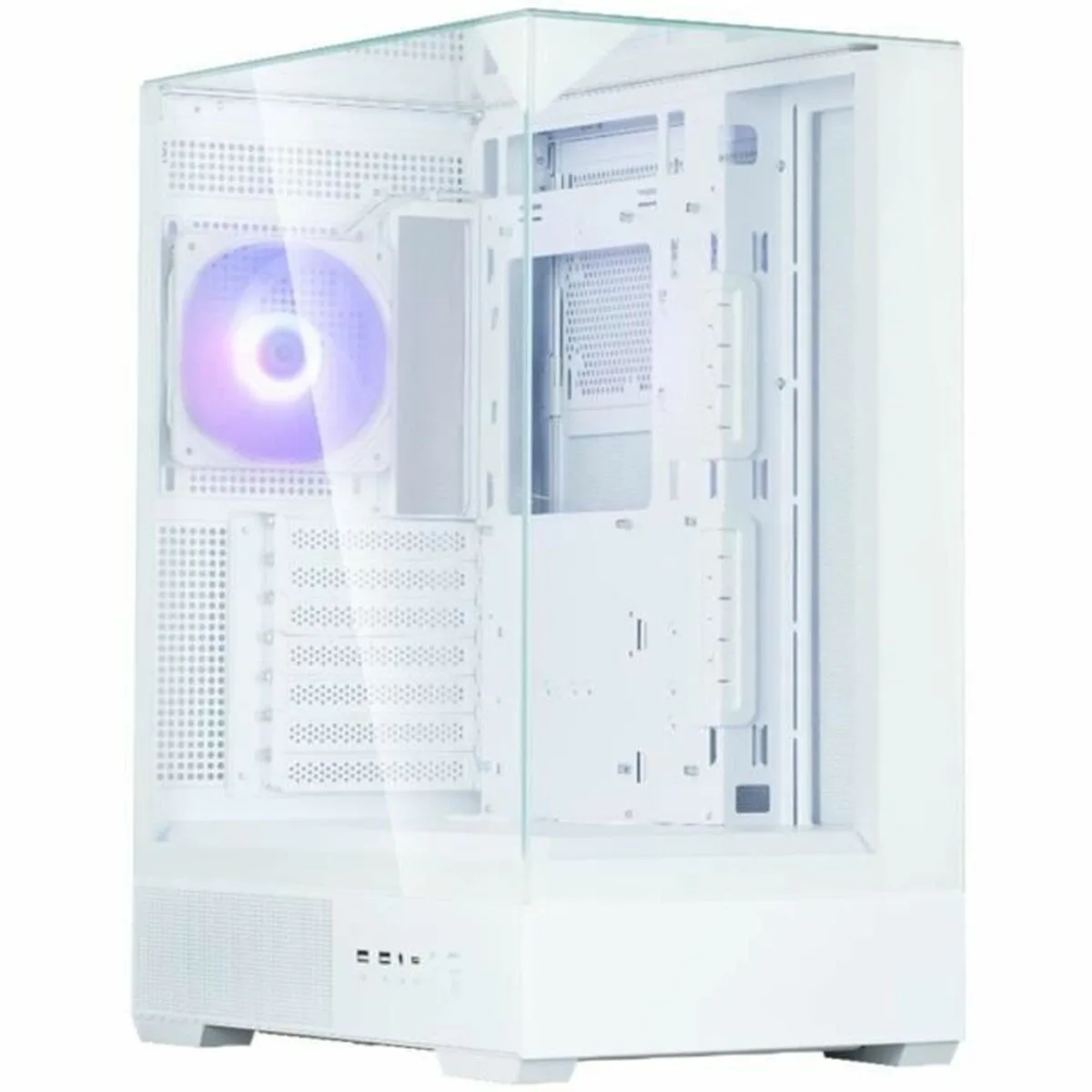 20250901114113_zalman_p40_prism_plus_gaming_midi_tower_kouti_ypologisti_me_plaino_parathyro_kai_argb_fotismo_leyko Zalman P40 Prism Plus Gaming Midi Tower Κουτί Υπολογιστή με Πλαϊνό Παράθυρο και ARGB Φωτισμό Λευκό - Image 1