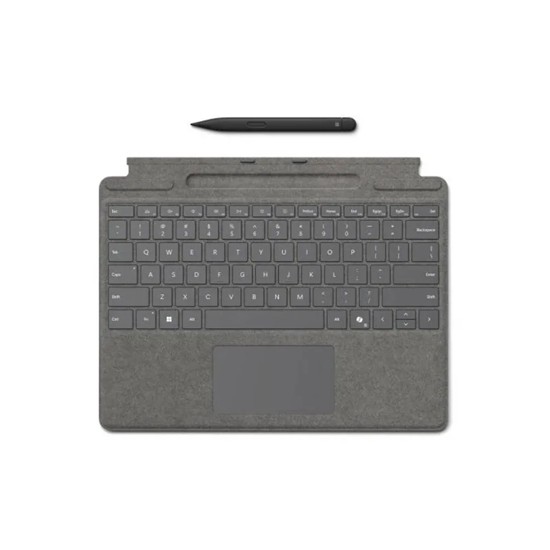 20250902121116_microsoft_surface_pro_copilot_button_slim_pen_pliktrologio_me_touchpad_agliko_us_platinum Microsoft Surface Pro Copilot Button + Slim Pen Πληκτρολόγιο με Touchpad Αγγλικό US Platinum - Image 1