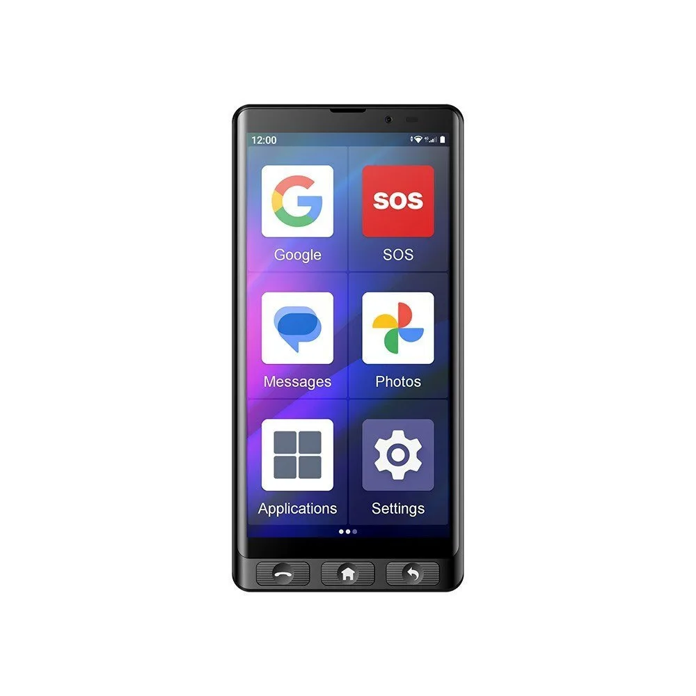 MaxCom MS601 Dual SIM (4/64GB) Κινητό με Μεγάλα Κουμπιά Μαύρο - Image 1