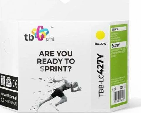 20250910111219_tb_print_symvato_melani_ektypoti_inkjet_brother_lc427y_kitrino_1tmch_tbb_lc427y TB Print Συμβατό Μελάνι Εκτυπωτή InkJet Brother LC427Y Κίτρινο 1τμχ TBB-LC427Y - Image 1