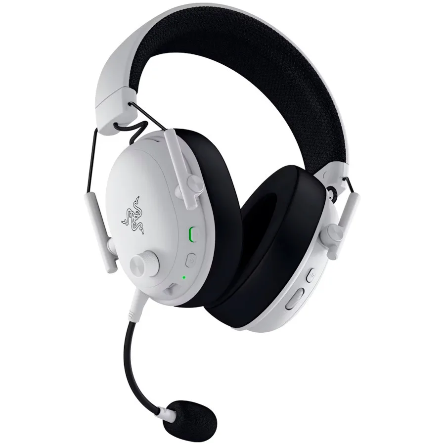20250910130905_razer_blackshark_v3_asyrmato_over_ear_gaming_headset_me_syndesi_bluetooth_usb_leyko Razer BlackShark V3 Ασύρματο Over Ear Gaming Headset με σύνδεση Bluetooth / USB Λευκό - Image 1