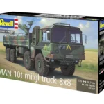 Assembly Model Revell Military Truck Man 10t Milgl.8x8 245 Pieces