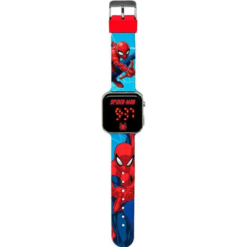 20250916023241_kids_licensing_paidiko_psifiako_roloi_spiderman_me_louraki_apo_kaoutsouk_plastiko_kokkino Kids Licensing Παιδικό Ψηφιακό Ρολόι 35mm Spiderman Κόκκινο - Image 1