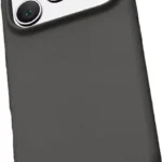 Crong Color Back Cover Σιλικόνης Μαύρο (iPhone 17)