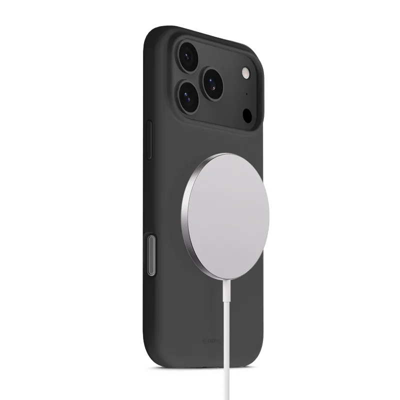 Crong Color Back Cover Σιλικόνης Μαύρο (iPhone 17 Pro Max) - Image 1