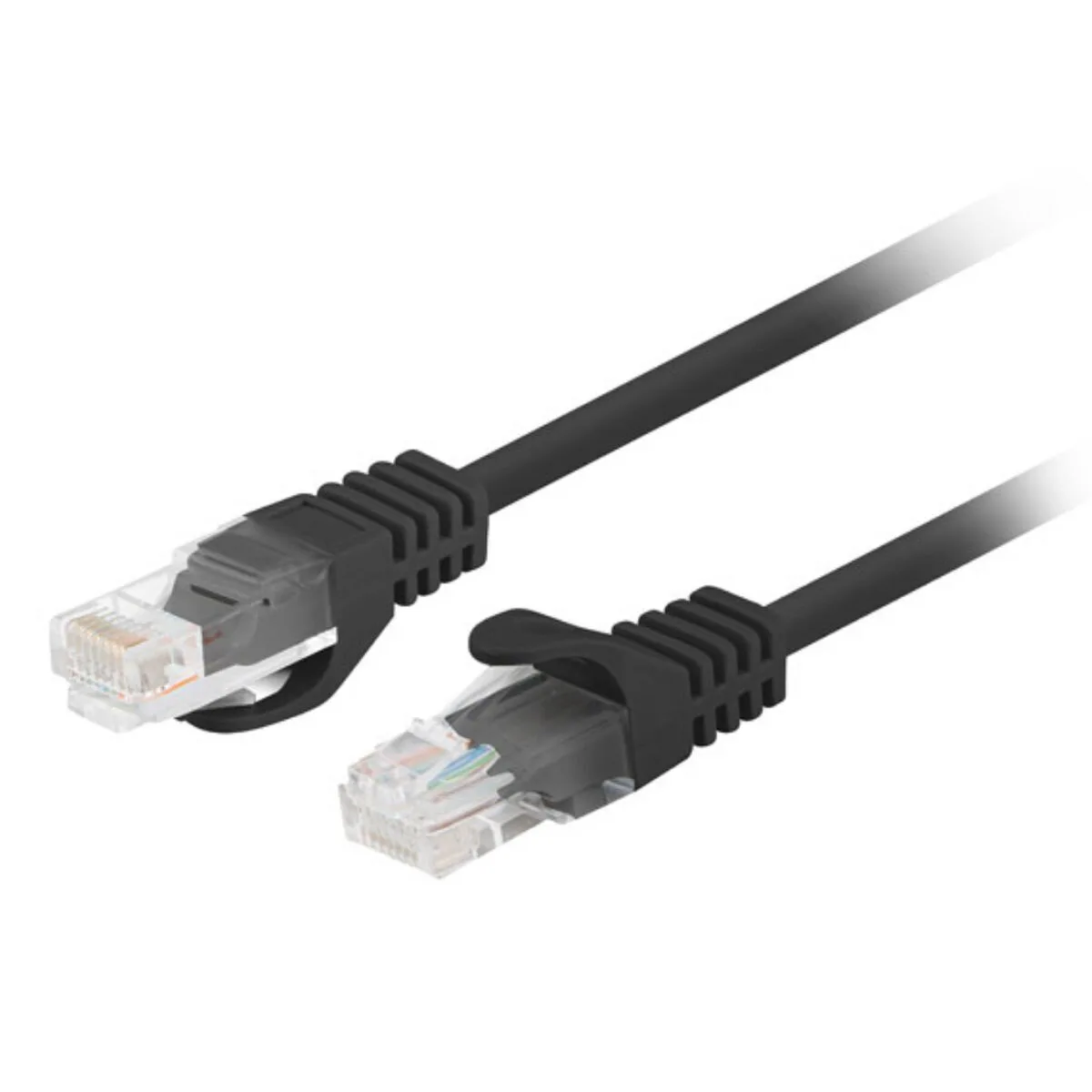 Lanberg U/UTP Cat.6 Καλώδιο Δικτύου Ethernet 0.25m Μαύρο 1τμχ PCU6-20CC-0025-BK - Image 1