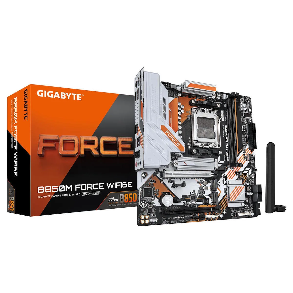 20250923124014_gigabyte_b850m_force_wifi6e_motherboard_micro_atx_me_amd_am5_socket Gigabyte B850M FORCE WIFI6E Motherboard Micro ATX με AMD AM5 Socket - Image 1