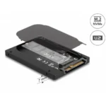 DeLock Θήκη για Σκληρό Δίσκο M.2 SATA III NVME με σύνδεση U.2 63379