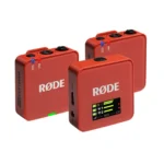 Rode Wireless GO 3RD GEN Σετ Ασύρματο Μικρόφωνο Clip On Δημοσιογραφικό σε Κόκκινο Χρώμα