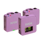Rode Wireless GO 3RD GEN Σετ Ασύρματο Μικρόφωνο Clip On Δημοσιογραφικό σε Μωβ Χρώμα
