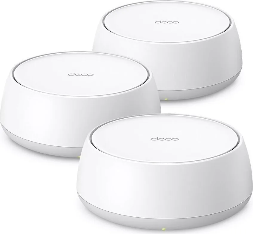 TP-LINK Deco BE22 WiFi Mesh Network Access Point Wi‑Fi 7 Dual Band (2.4 & 5GHz) σε Τριπλό Kit Λευκό - Image 1