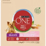 Purina One 1.5kg Ξηρά Τροφή Σκύλων Μικρόσωμων Φυλών με Σολομό και Ρύζι