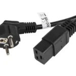 Lanberg IEC C19 / IEC C20 / Schuko - IEC C19 / IEC C20 / Schuko / IEC 320 Cable 1.8m Μαύρο CA-C19C-10CC-0018-BK
