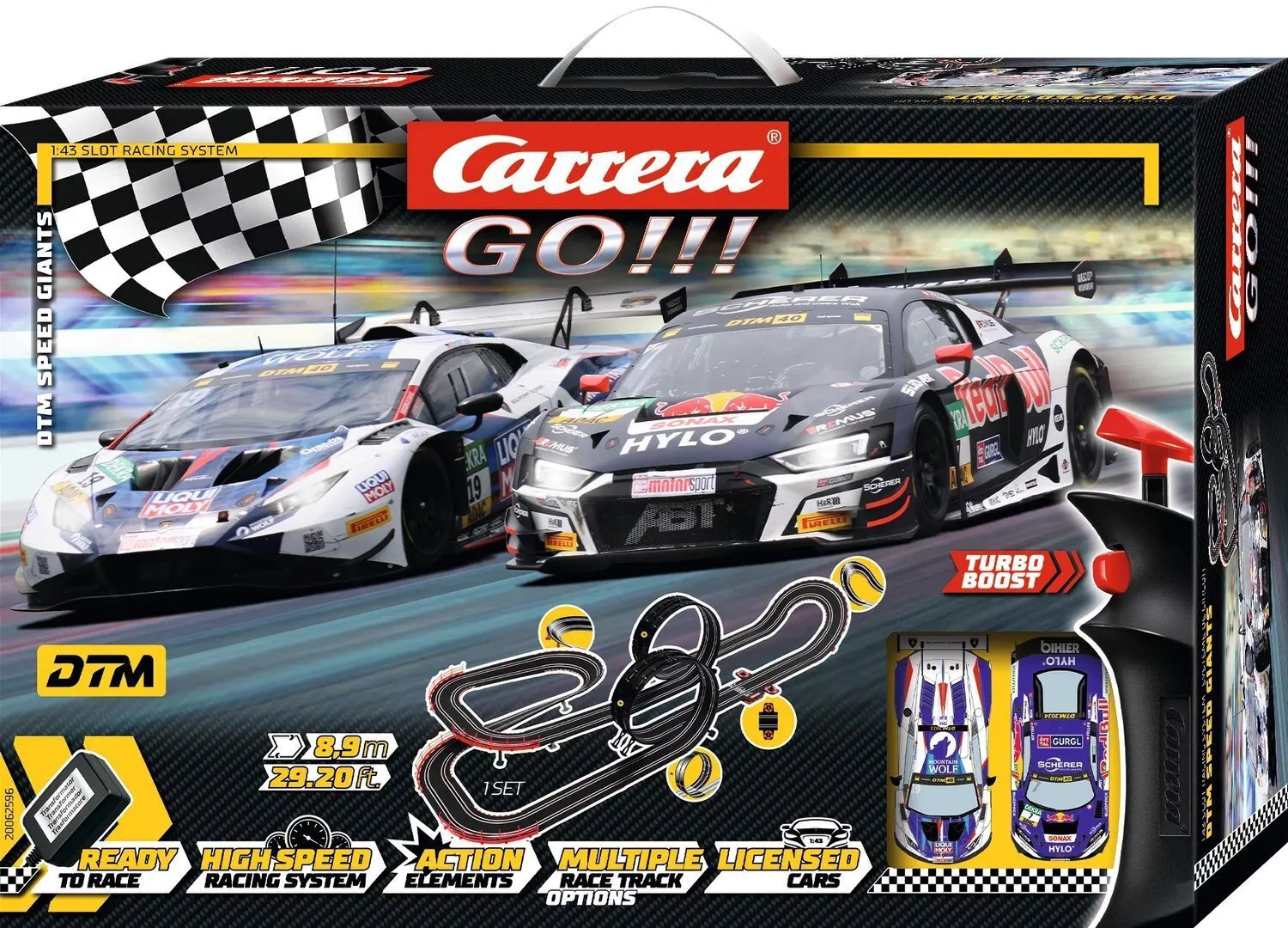 20251016172341_carrera_tilekateythynomeno_aytokinito_20062596 Carrera DTM Speed Giants Γκαράζ 1:43 για 6+ Ετών - Image 1