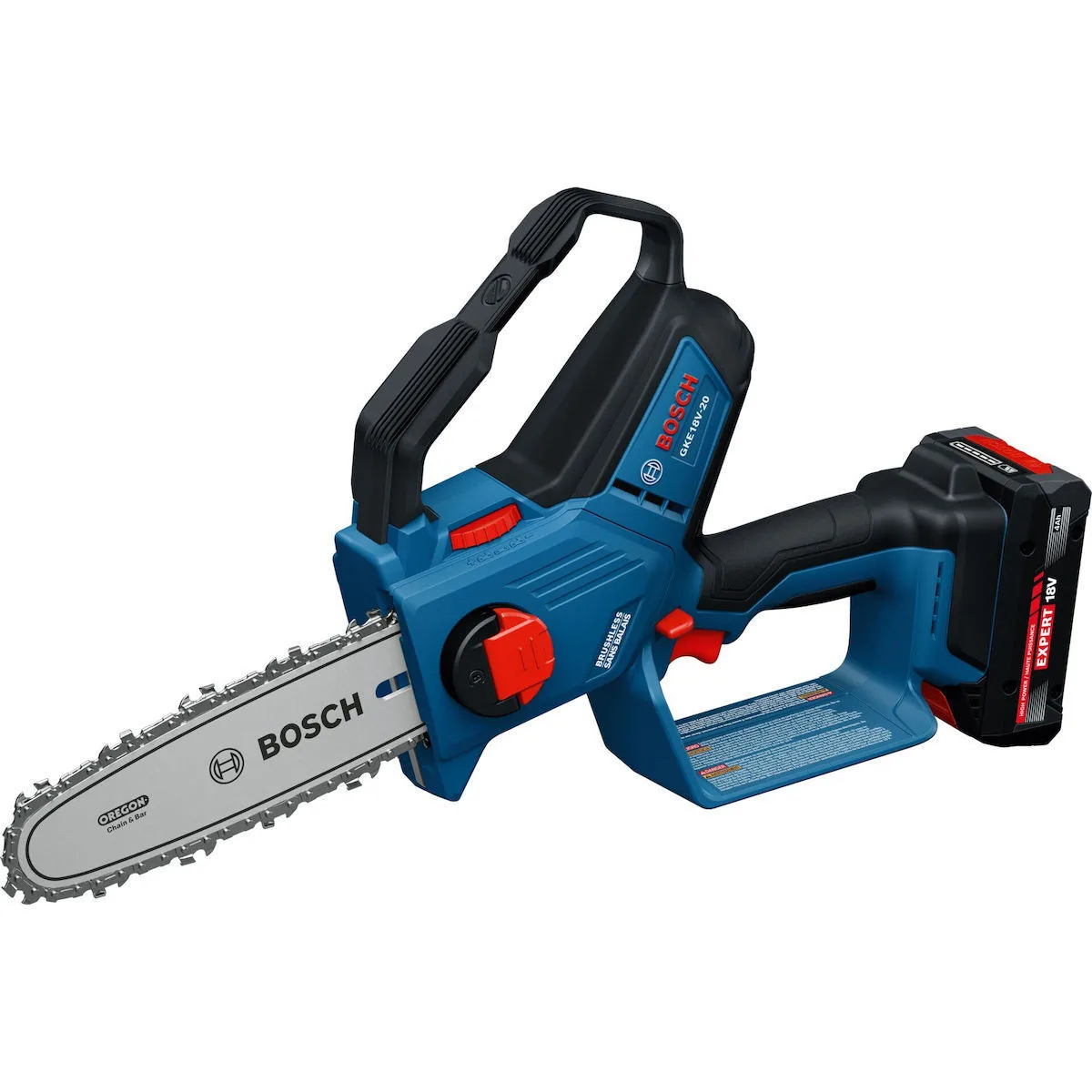 Bosch GKE 18V-20 Κλαδευτικό Αλυσοπρίονο Μπαταρίας Solo Brushless 18V 1.75kg με Λάμα 20cm 06008D7100 - Image 1