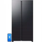 Samsung Ψυγείο Ντουλάπα 262lt Total NoFrost Υ178.4xΠ91.2xΒ72.6εκ. Μαύρο RS70F65QEFEO