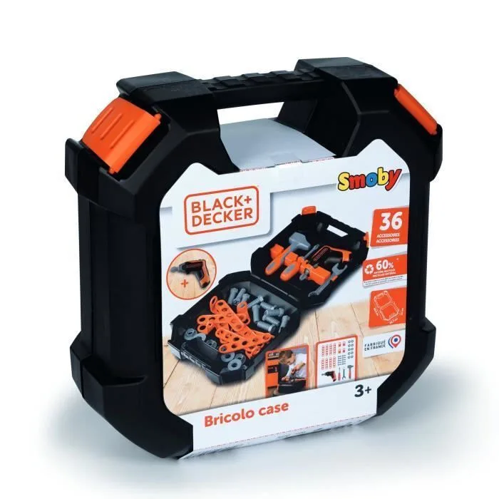 20251022114900_smoby_black_decker_diy_case_from_3_years_old Smoby Black & Decker Diy Case From 3 Years Old - Image 1