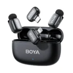 Boya mini 2 Lightning & Type-C Σετ Ασύρματο Δυναμικό Μικρόφωνο Πέτου, Clip On Δημοσιογραφικό
