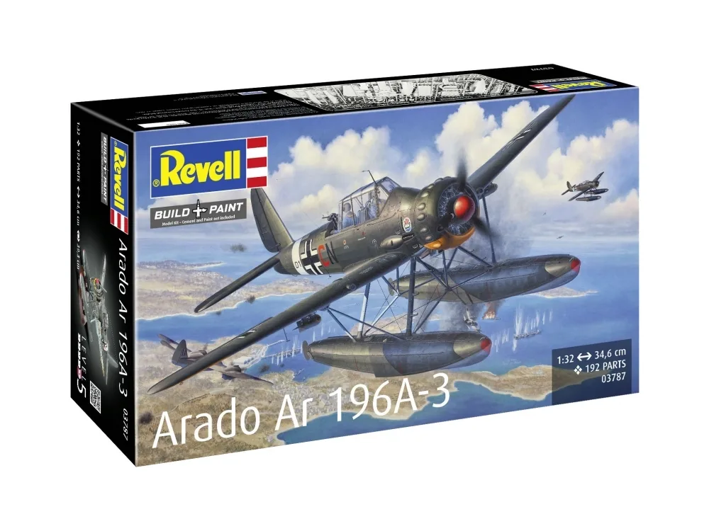 20251118115652_assembly_model_revell_arado_ar196a_3_seaplane_192_pieces Assembly Model Revell Arado Ar196a-3 Seaplane 192 Pieces - Image 1