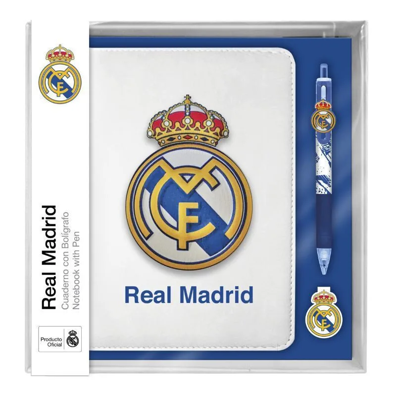 Real Madrid Set Anti-stress Notebook Multicolor Pen - Image 1