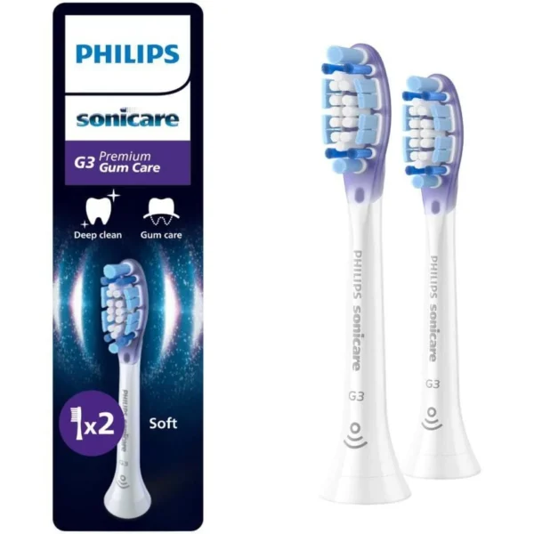 Philips Premium Gum Tips Ανταλλακτικές Κεφαλές για Ηλεκτρική Οδοντόβουρτσα HX9052/87 2τμχ
