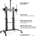 Digitus DA-90452 Βάση Τηλεόρασης Δαπέδου έως 120" και 140kg