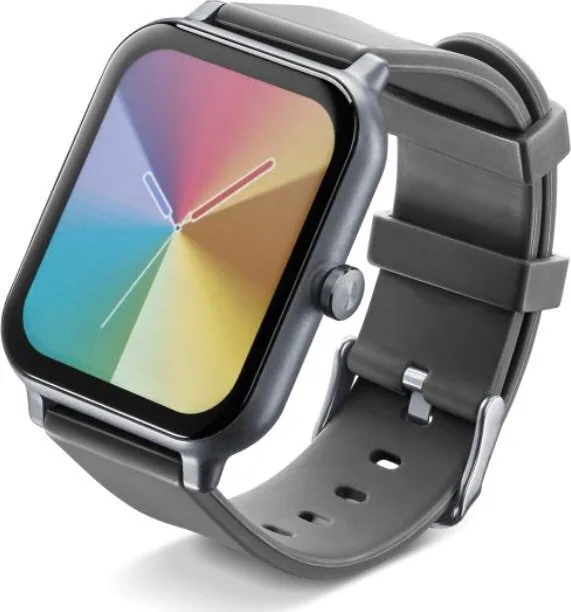 20251119140613_cellular_line_ion_smartwatch_me_palmografo_mayro Cellular Line ION Smartwatch με Παλμογράφο (Μαύρο) - Image 1