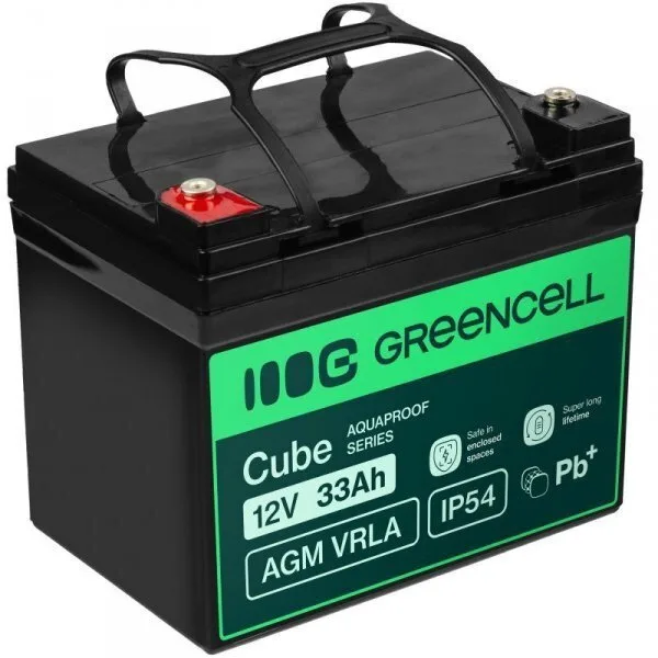 Green Cell Μπαταρία UPS με Χωρητικότητα 33Ah και Τάση 12V 1τμχ - Image 1