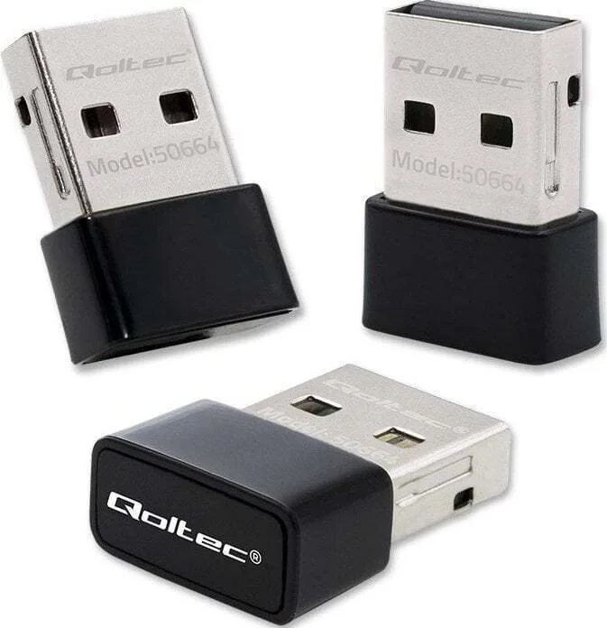 20251119175600_qoltec_50664_asyrmatos_usb_antaptoras_diktyou_650mbps Qoltec 50664 Ασύρματος USB Αντάπτορας Δικτύου 650Mbps - Image 1