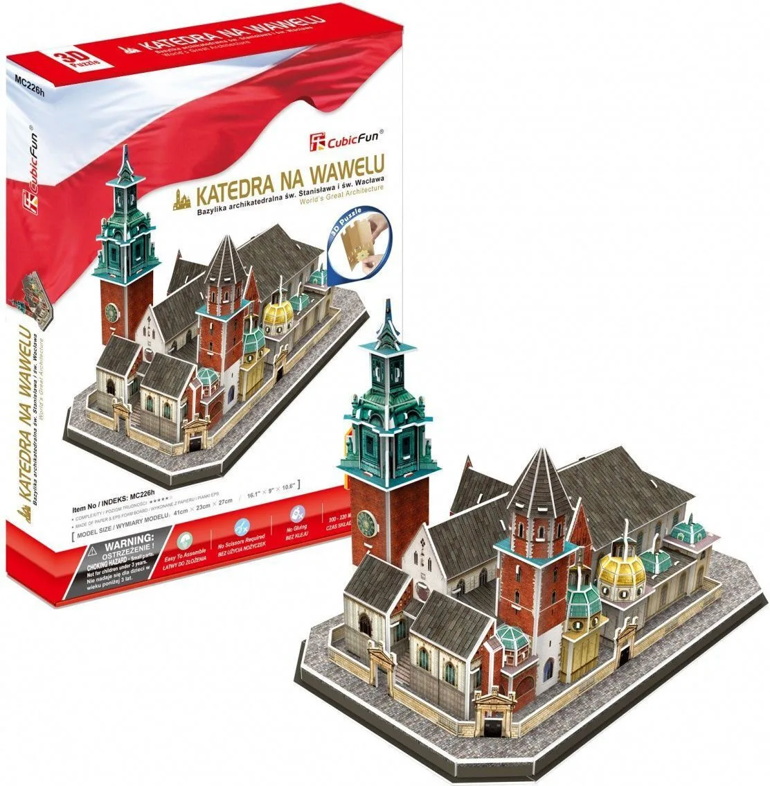 20251126151538_puzzle_wawel_cathedral_3d_101_kommatia_mc226h Puzzle Wawel Cathedral 3D 101 Κομμάτια MC226H - Image 1