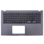 Πληκτρολόγιο Laptop Keyboard Palmrest Asus X509f X509fb X509fa X509fac 90nb0qe1-r30us0 90nb0mz2-r31us2 90nb0032-r30us0 90nb0qd1-r33gr0 13nb0mz2p03016-3 90nb0qe2-r30us0 Us Gray Κωδ.40967uspalm