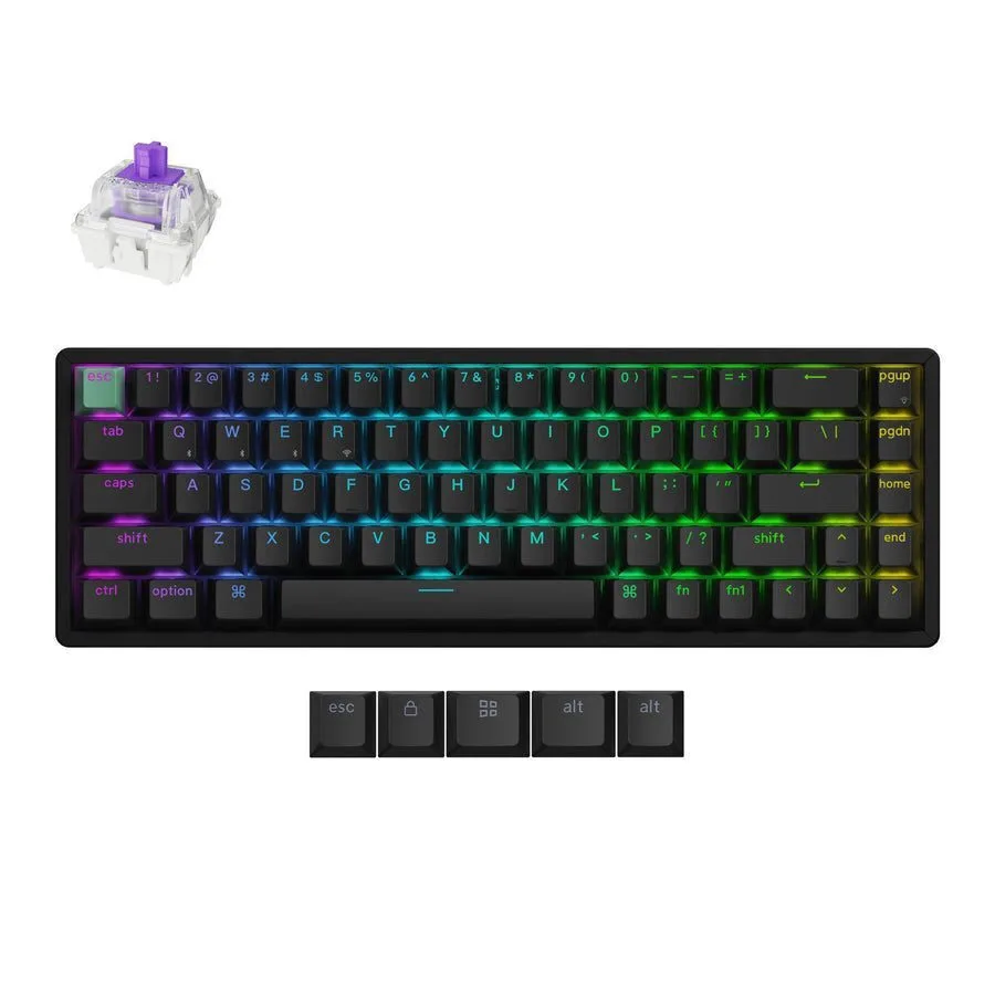 20251202135554_keychron_k6_he_asyrmato_iall_effect_gaming_pliktrologio_65_me_magnetic_diakoptes_kai_rgb_fotismo_agliko_us K6 HE Ασύρματο Ηall Effect Gaming Πληκτρολόγιο 65% με Magnetic διακόπτες και RGB φωτισμό K6H-J1 (Αγγλικό US) - Image 1