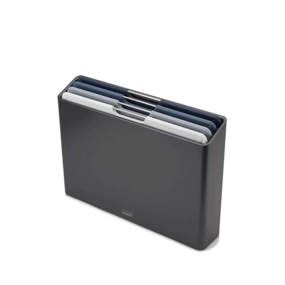 Joseph Joseph Σετ Επιφάνεια Κοπής Πλαστική Γκρι 35.7x26.2cm 4τμχ - Image 1