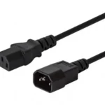 Savio power cable Schuko - IEC C14 Cable 1.2m Μαύρο CL-99