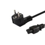 Savio Schuko - IEC C5 Cable 1.2m Μαύρο CL-67