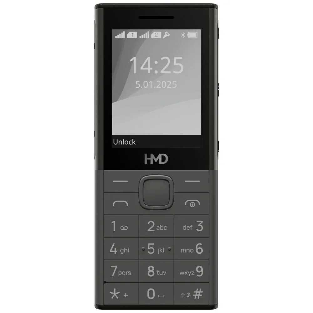 HMD 150 Music Dual SIM Κινητό με Κουμπιά (Αγγλικό Μενού) Μαύρο - Image 1