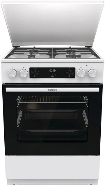 20251229165137_gorenje_gks6c71wf_kouzina_71lt_me_esties_ygraeriou_p60ek_leyki Gorenje GKS6C71WF Κουζίνα 71lt με Εστίες Υγραερίου Π60εκ. Λευκή - Image 1