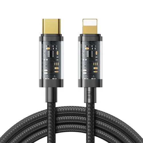 20251231113403_braided_usb_c_to_lightning_cable_20w_leyko_1_2m_s_cl020a12 Braided USB-C to Lightning Cable 20W Λευκό 1.2m S-CL020A12 - Image 1