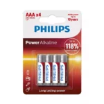Philips Power Αλκαλικές Μπαταρίες AAA 1.5V 4τμχ LR03P4B/10