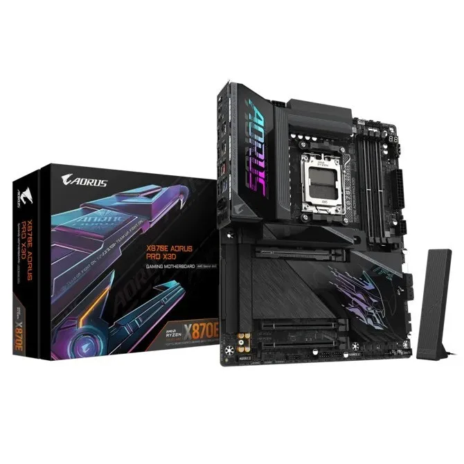 20260120151010_gigabyte_x870e_aorus_pro_x3d_motherboard_atx_me_amd_am5_socket Gigabyte X870E AORUS PRO X3D Motherboard ATX με AMD AM5 Socket - Image 1