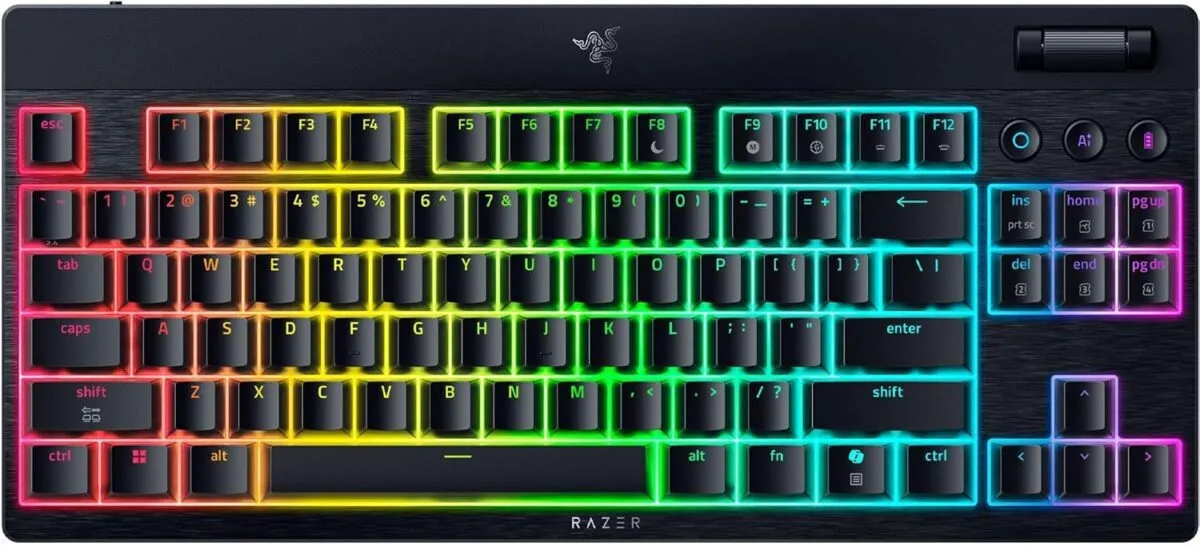 20260121122523_razer_blackwidow_v4_low_profile_hyperspeed_asyrmato_gaming_michaniko_pliktrologio_tenkeyless_me_razer_green_diakoptes_kai_rgb_fotismo_agliko_us Razer BlackWidow V4 Low Profile Ασύρματο Gaming Μηχανικό Πληκτρολόγιο Tenkeyless με Razer Green διακόπτες και RGB φωτισμό (Αγγλικό US) - Image 1