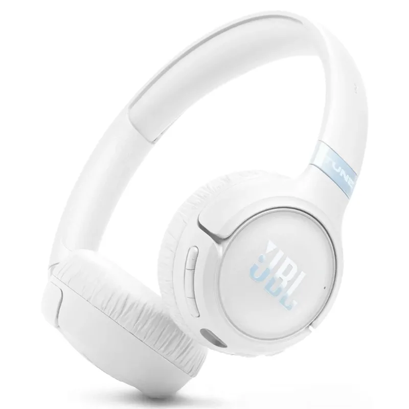JBL Tune 680NC Ασύρματα Bluetooth On Ear Ακουστικά με 50 ώρες Λειτουργίας Λευκά - Image 1