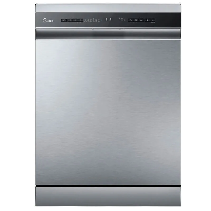 20260126144640_midea_eleythero_plyntirio_piaton_gia_14_servitsia_p59_8xy84_5ek_inox_mdwef1433dss_w Midea Ελεύθερο Πλυντήριο Πιάτων για 14 Σερβίτσια Π59.8xY84.5εκ. Inox MDWEF1433DSS-W - Image 1