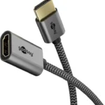 Goobay Μετατροπέας HDMI male σε HDMI female Γκρι 1τμχ 79145